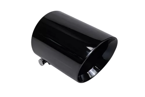 Exhaust Tip 114mm enter 76mm Gloss Black