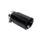 Exhaust 101mm Inlet 76mm Gloss Black