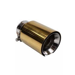 Exhaust Tip 89mm enter 76mm Gold Silver