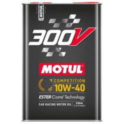   MOTUL 300V 10W-40 Competition Synthetic Racing Engine Oil - 5L