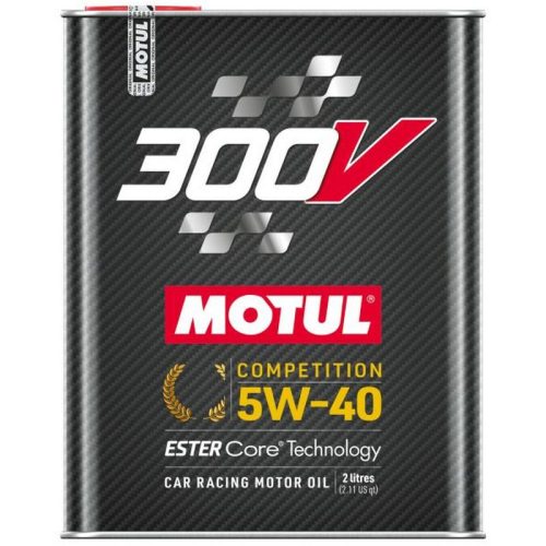 MOTUL 300V 5W-40 Competition Synthetic Racing Engine Oil - 2L