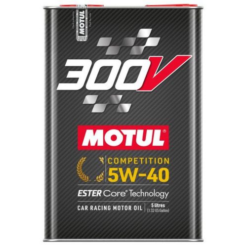MOTUL 300V 5W-40 Competition Synthetic Racing Engine Oil - 5L
