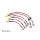 Nissan 370Z Brake Lines-Colour Black Colour Purple Colour Orange Colour Clear Colour Green Colour Blue - Transparent