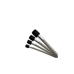 Nitrous Express 4AN 6ft Stainless Steel Braided Hose - Black