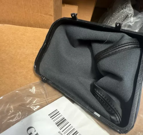 Gear Knob Gaiter Black suitable for BMW 3 (E46) Sedan Touring 1998-2005