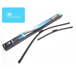 Front set dedicated silicon wiperblades Peugeot 208 08