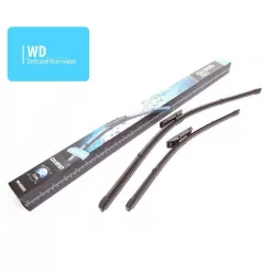Front set dedicated silicon wiperblades Renault Megane II