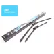 Front set dedicated silicon wiperblades Renault Megane II