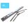 Front set dedicated silicon wiperblades Saab 9-5