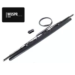   Frame type silicon wiperblade with pre-assembled nozzle 550mm