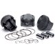 Supertech BMW M3 3.2L 24V (S52B32) E36 Forged Piston set CR: 11.0:1 / 89.60mm - P6-BM87-N12
