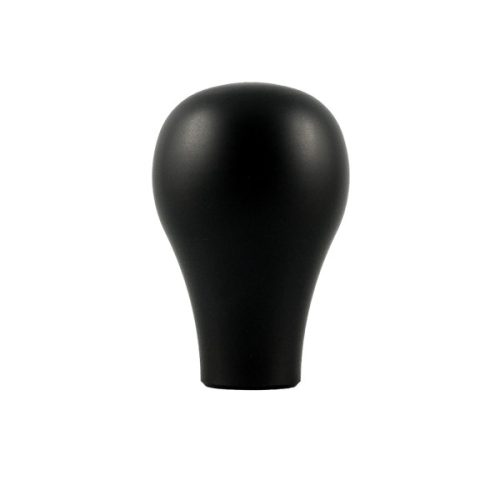 Short black aluminum knob