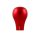 Short red aluminum knob