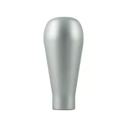 Long silver aluminum knob