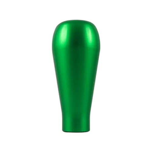 PMC long aluminium gear knob, green