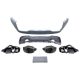Bumper BMW 1 F20 F21 Rear 2 Single Tips