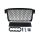 Grill Audi A4 B8 RS Style Gloss Black 08-12 PDC