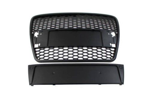 Grill Audi A6 C6 RS Style Gloss Black 04-09
