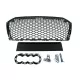 Grill Audi A4 B9 RS Style Gloss Black 2016+ PDC