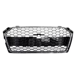Grill Audi A5 F5 Gloss Black & Chrome