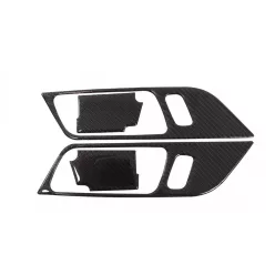   Carbon wrap door handle bowl Ford Mustang 15-19 ramki klamki wewnętrznej Ford Mustang 15-19