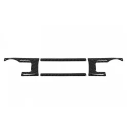 Carbon wrap central control CD strip Ford Mustang 15-19