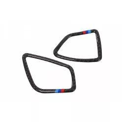 Carbon wrap side air vent outlet frame for BMW F30 F34