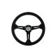 Steering wheel Pro 350mm offset:40mm Leather Black