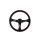 Steering wheel Pro 350mm offset:80mm Leather Black