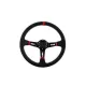 Steering wheel Pro 350mm offset:80mm Leather Black