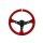 Steering wheel Pro 350mm offset:80mm Suede Red