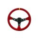 Steering wheel Pro 350mm offset:80mm Suede Red