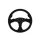 Steering wheel Pro 330mm offset:0mm Leather Black