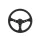 Steering wheel Pro 350mm offset:80mm Leather Black