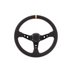 Steering wheel Pro 350mm offset:80mm Leather Black