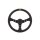 Steering wheel Pro 350mm offset:80mm Leather Black