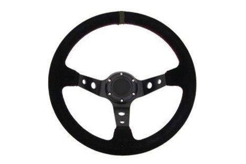 Steering wheel Pro 350mm offset:80mm Suede Black