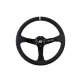Steering wheel SLIDE 350mm offset:90mm Carbon Silver Strip