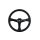 Steering wheel SLIDE 350mm offset:90mm Carbon Black