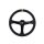 Steering wheel SLIDE 350mm offset:90mm Carbon Yellow Strip