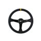 Steering wheel SLIDE 350mm offset:90mm Carbon Yellow Strip