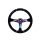 Steering wheel SLIDE 350mm offset:90mm Suede NeoChrome