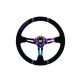 Steering wheel SLIDE 350mm offset:90mm Suede NeoChrome