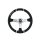Steering wheel SLIDE 350mm offset:90mm Leather Silver