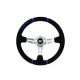 Steering wheel SLIDE 350mm offset:90mm Leather Blue