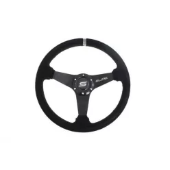 Steering wheel SLIDE 350mm offset:20mm Suede Silver