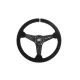 Steering wheel SLIDE 350mm offset:20mm Suede Silver