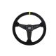 Steering wheel SLIDE 350mm offset:20mm Suede Yellow