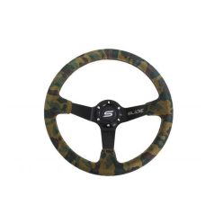 Steering wheel SLIDE 350mm offset:80mm Suede Camo