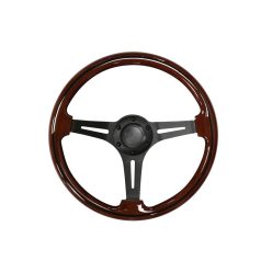 Steering wheel 350mm Wood Black